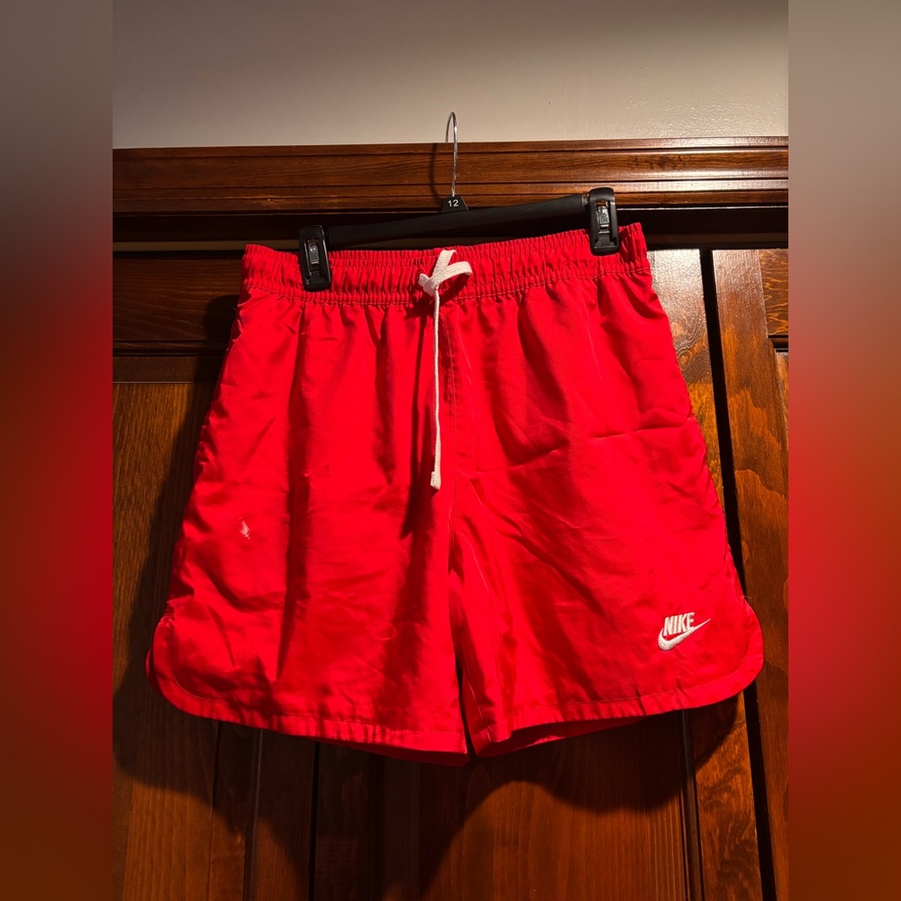 Nike Bright Red Sports Shorts